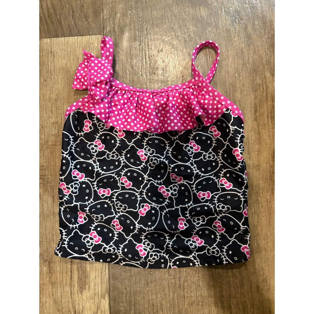 HELLO KITTY SWIMMING TOP GIRLS SIZE 2 T Toddler Swim Suit
